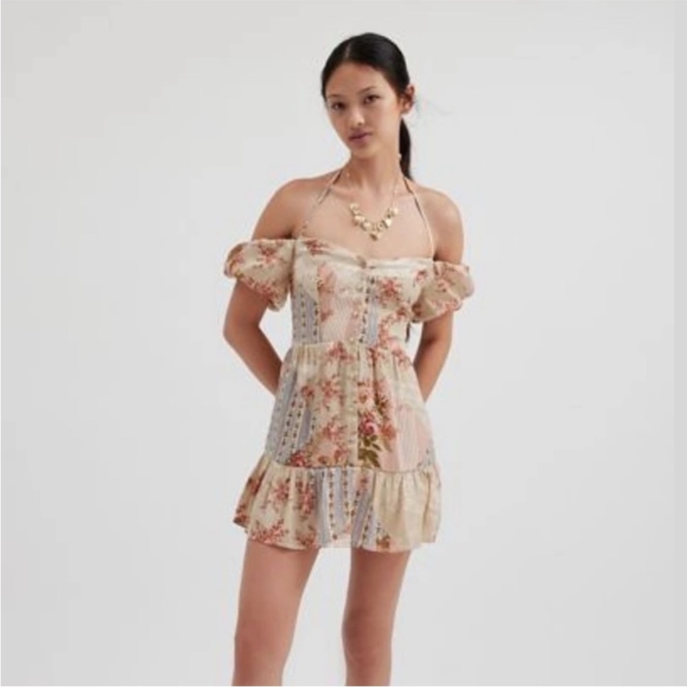 Kimchi Blue Cold Shoulder Urban Outfitters Mini Dress